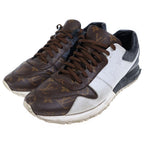 Louis Vuitton Monogram Sneakers Luxembourg Line Brown White 9 — view 2