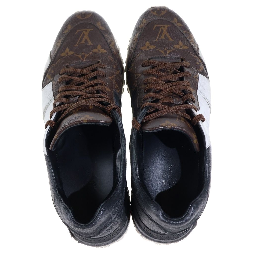 Louis Vuitton Monogram Sneakers Luxembourg Line Brown White 9 — view 4