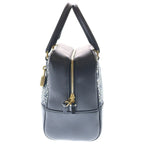 Loewe Anagram Amazona 19 Jacquard Canvas Leather 2-Way Shoulder Bag Black Beige — view 3