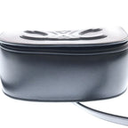 Celine Folco Cuir Triomphe Calf Shoulder Bag Black — view 4