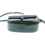 Loewe Velasquez 2-Way Shoulder Bag Blue Green Leather Gold — view 4