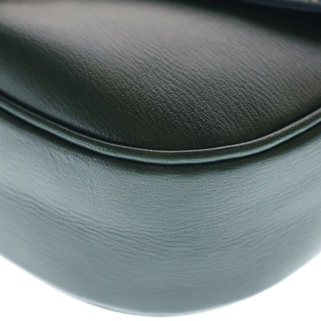 Loewe Velasquez 2-Way Shoulder Bag Blue Green Leather Gold — view 5