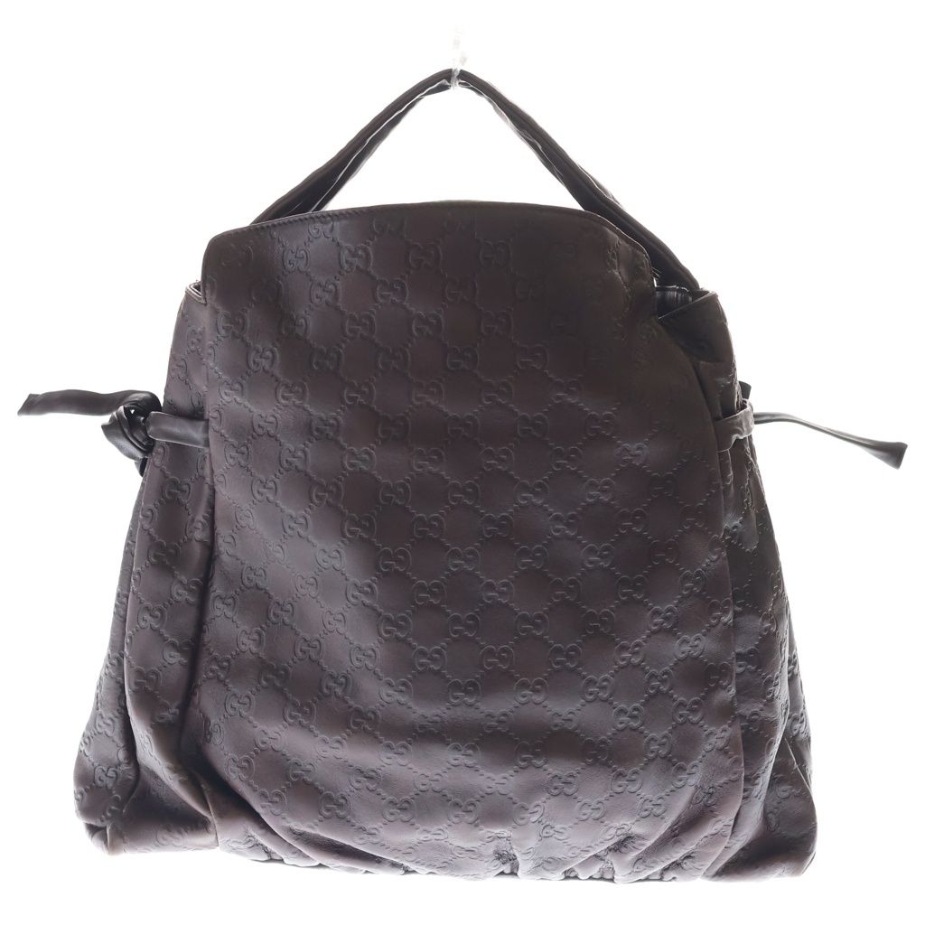 Gucci Hysteria Tote Brown Leather Gold — view 2