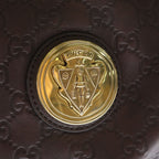 Gucci Hysteria Tote Brown Leather Gold — view 6