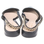 Gucci Signoria Sling Back Flat Ballet Shoes Black — view 3