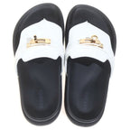 Hermes Empir Leather Sandals White Kelly — view 4