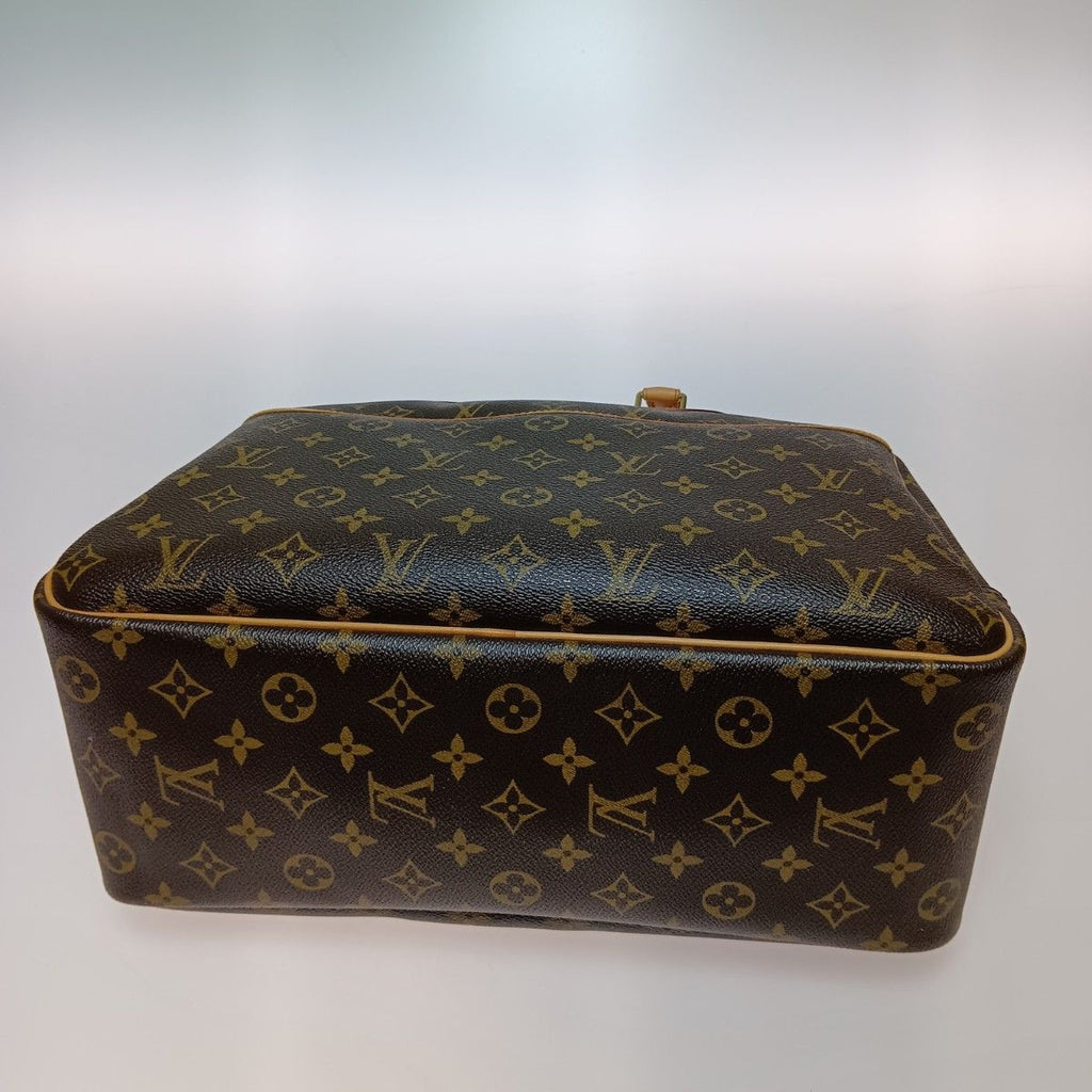 Louis Vuitton Monogram Bowling Vanity Deauville Boston Bag Brown — view 3