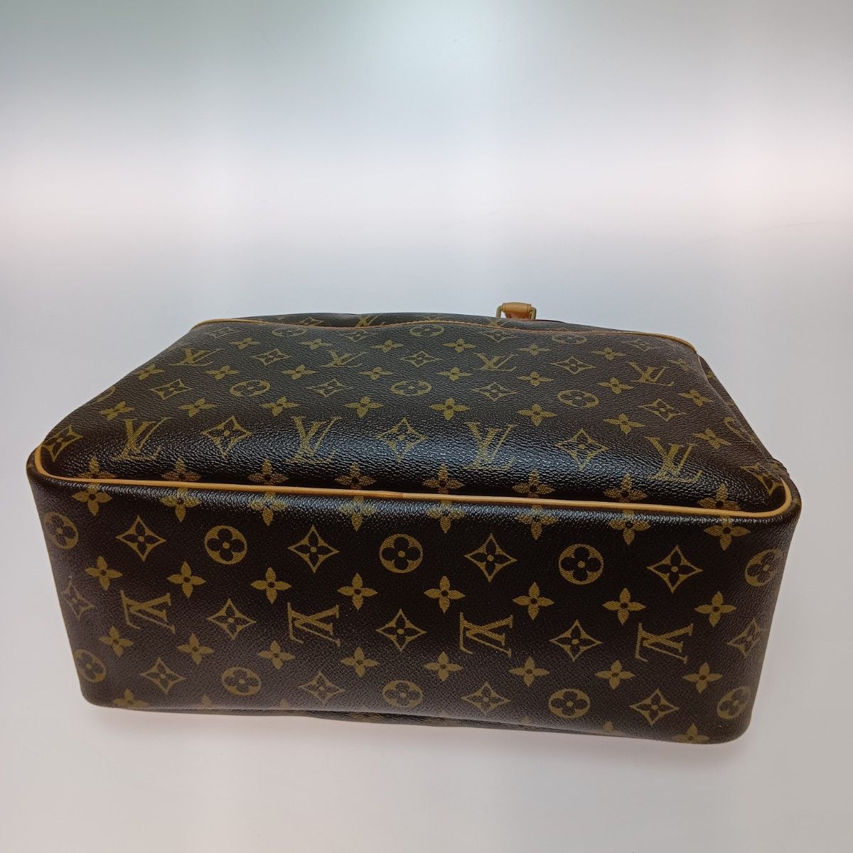 Louis Vuitton Monogram Bowling Vanity Deauville Boston Bag Brown — view 3