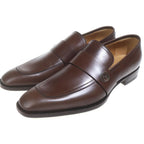 Gucci Interlocking Leather Shoes Loafers Brown — view 2