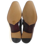 Gucci Interlocking Leather Shoes Loafers Brown — view 5