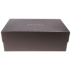 Gucci Interlocking Leather Shoes Loafers Brown — view 7