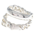 Hermes Book le Cellier Inflexible 57 Ring Silver