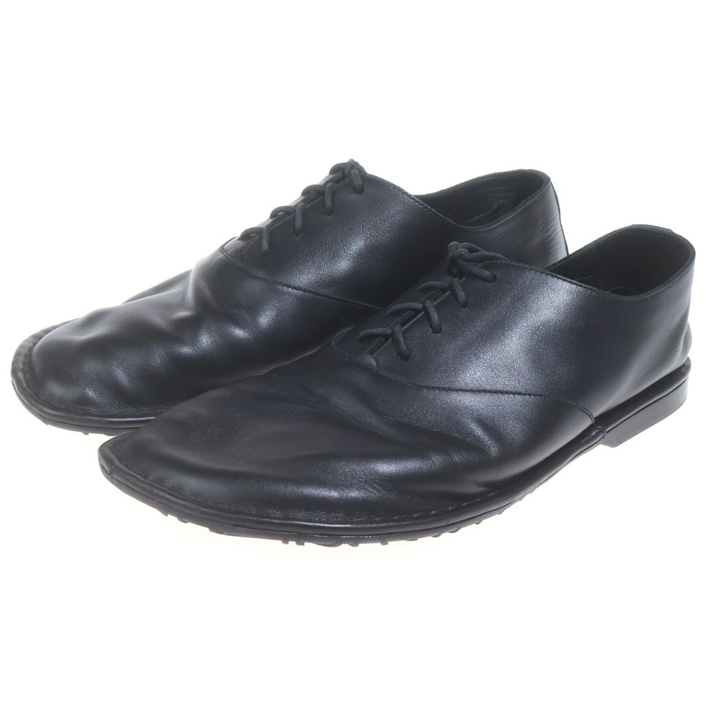 Loewe Folio Derby Lace Up Leather Dress Shoes Black — view 2