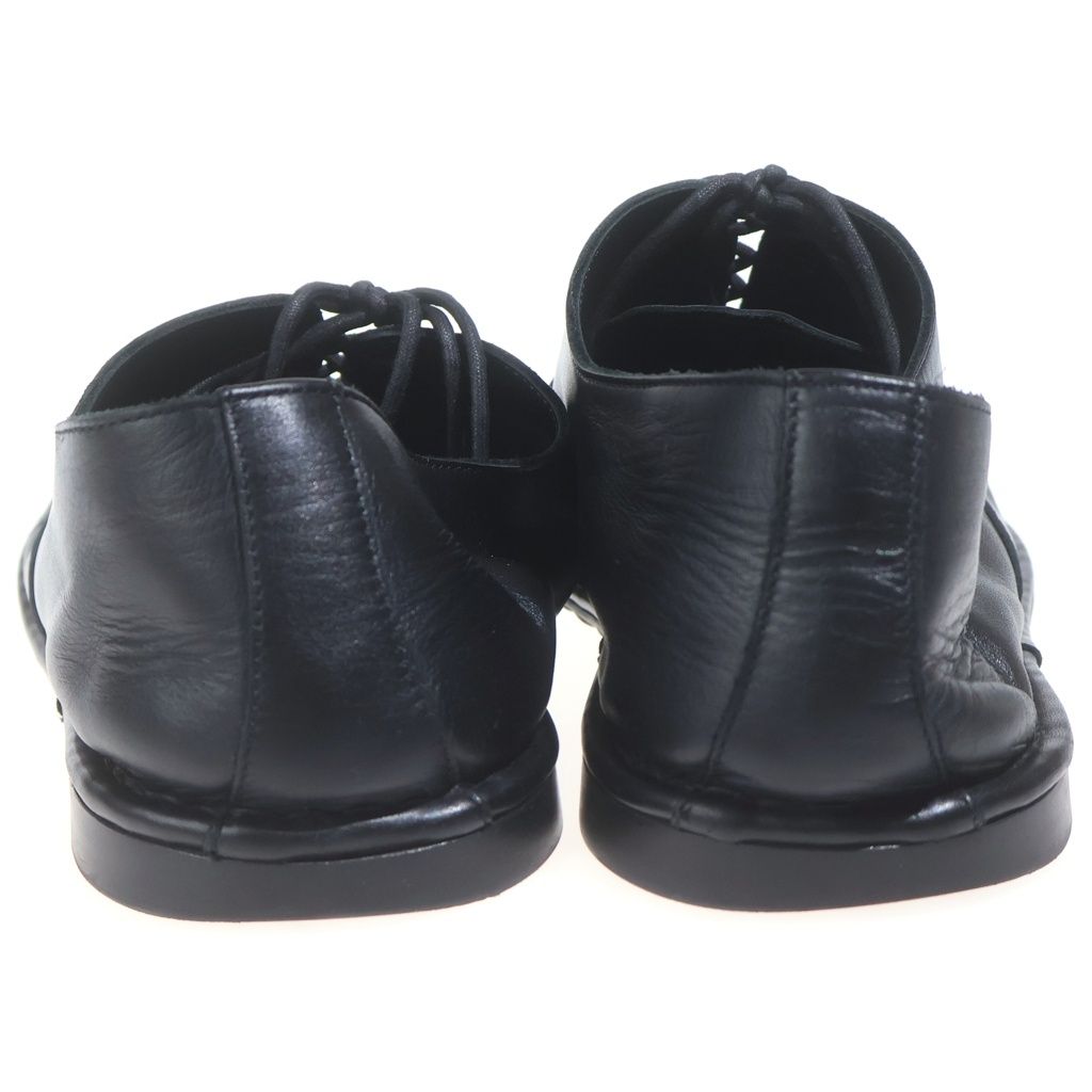 Loewe Folio Derby Lace Up Leather Dress Shoes Black — view 3