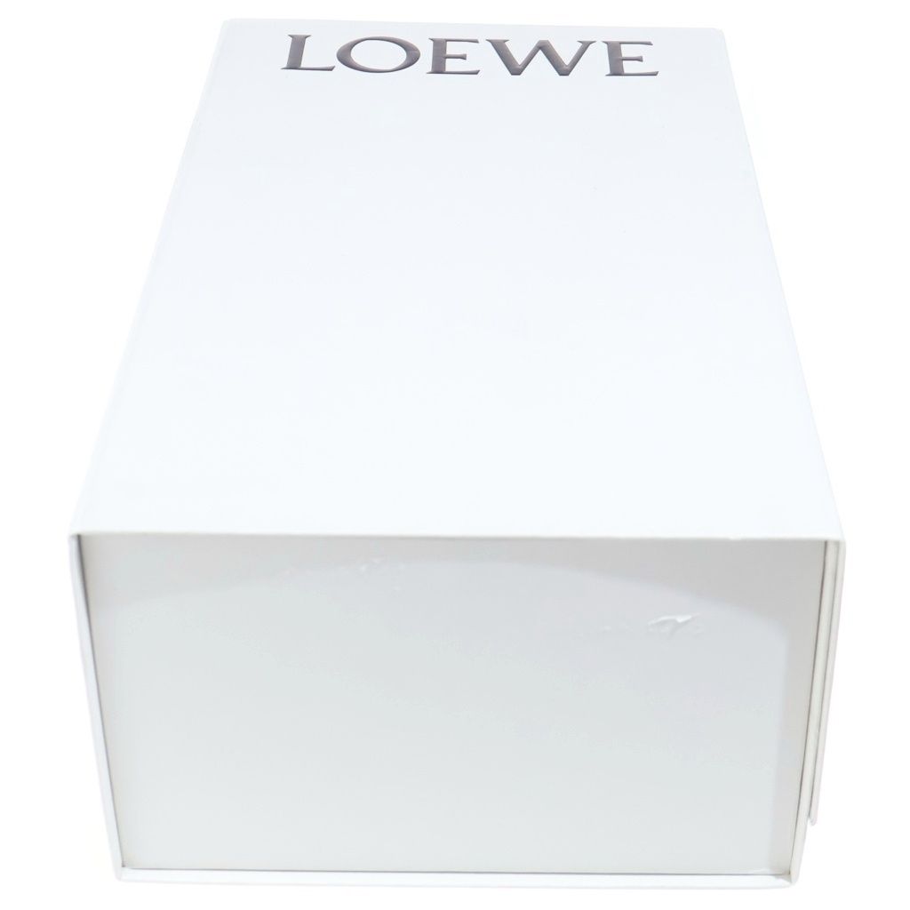 Loewe Folio Derby Lace Up Leather Dress Shoes Black — view 7
