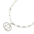 Gucci Interlocking GG Pendant Chain Silver