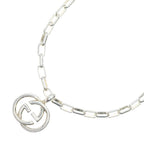 Gucci Interlocking GG Pendant Chain Silver