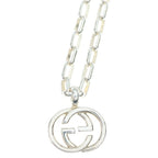 Gucci Interlocking GG Pendant Chain Silver — view 3