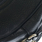 Gucci Soho Small Disco Leather Shoulder Bag Gold Black — view 6