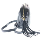 Gucci Soho Small Disco Leather Shoulder Bag Gold Black — view 3