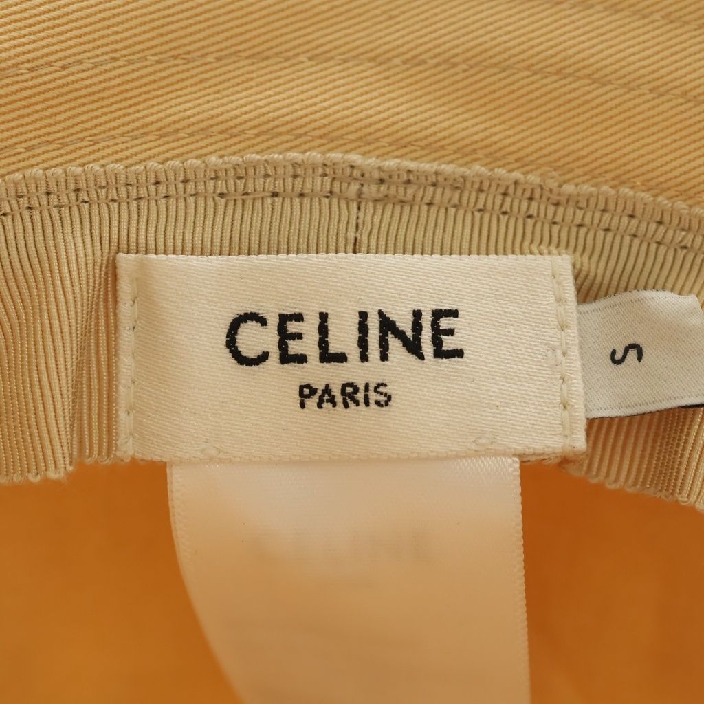 Celine Triomphe Patch Bucket Hat Beige — view 7