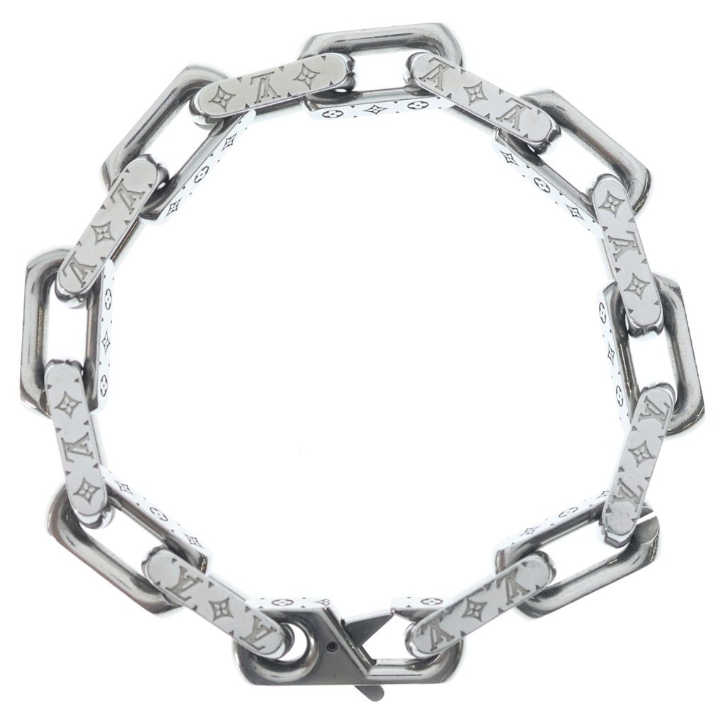 Louis Vuitton Monogram Collier Chain Bracelet Silver