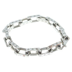 Louis Vuitton Collier Monogram Chain Bracelet Silver — view 3