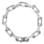 Louis Vuitton Collier Monogram Chain Bracelet Silver