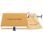 Louis Vuitton Earrings Nano Gram Enamel Black Gold — view 6