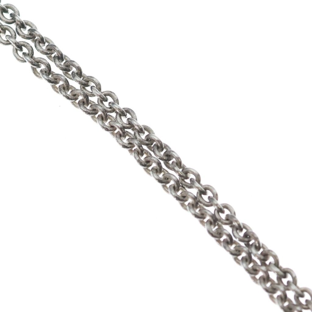Hermes Amulet Necklace Cadena Motif Silver — view 5
