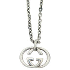 Gucci Interlocking Pendant Silver — view 3