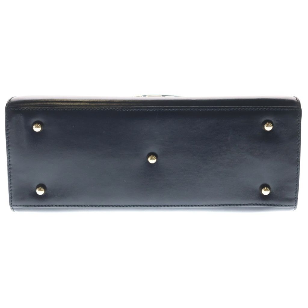 Gucci Ladylock Handbag Black Leather Gold — view 4