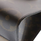 Louis Vuitton Monogram Giant Reverse On The Go MM Tote Brown Leather Gold — view 5