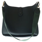 Hermes Evelyne Shoulder Bag Green Taurillon Gold — view 2