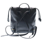 Fendi Baguette FF Logo Backpack Black Leather Gold — view 2