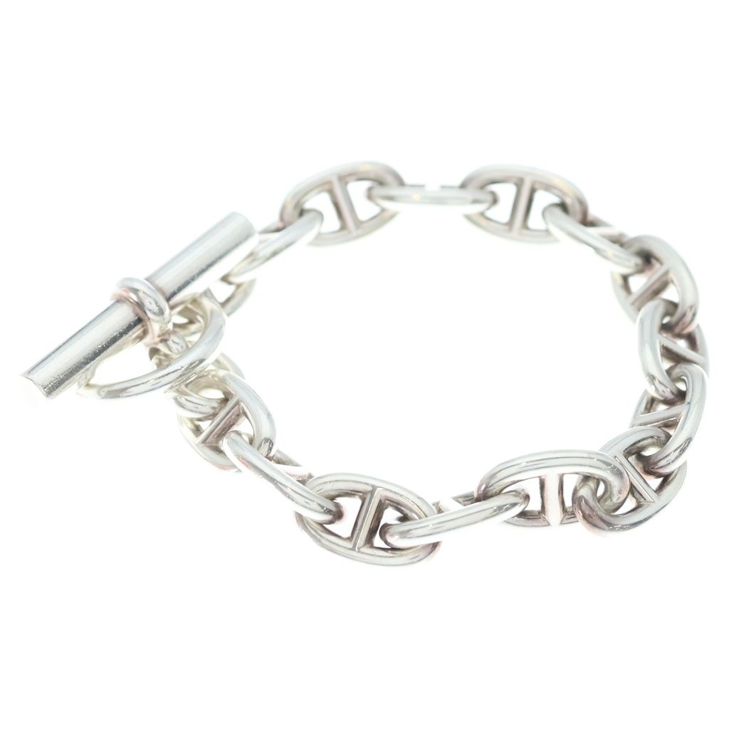 Hermes Chaine D'ancre MM Chain Bracelet Silver — view 3
