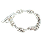 Hermes Chaine D'ancre MM Chain Bracelet Silver — view 3