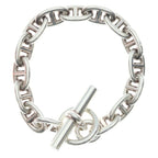 Hermes Chaine D'ancre MM Chain Bracelet Silver