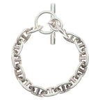 Hermes Chaine D'ancre MM Chain Bracelet Silver — view 2
