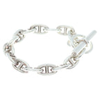 Hermes Chaine D'ancre MM Chain Bracelet Silver — view 4