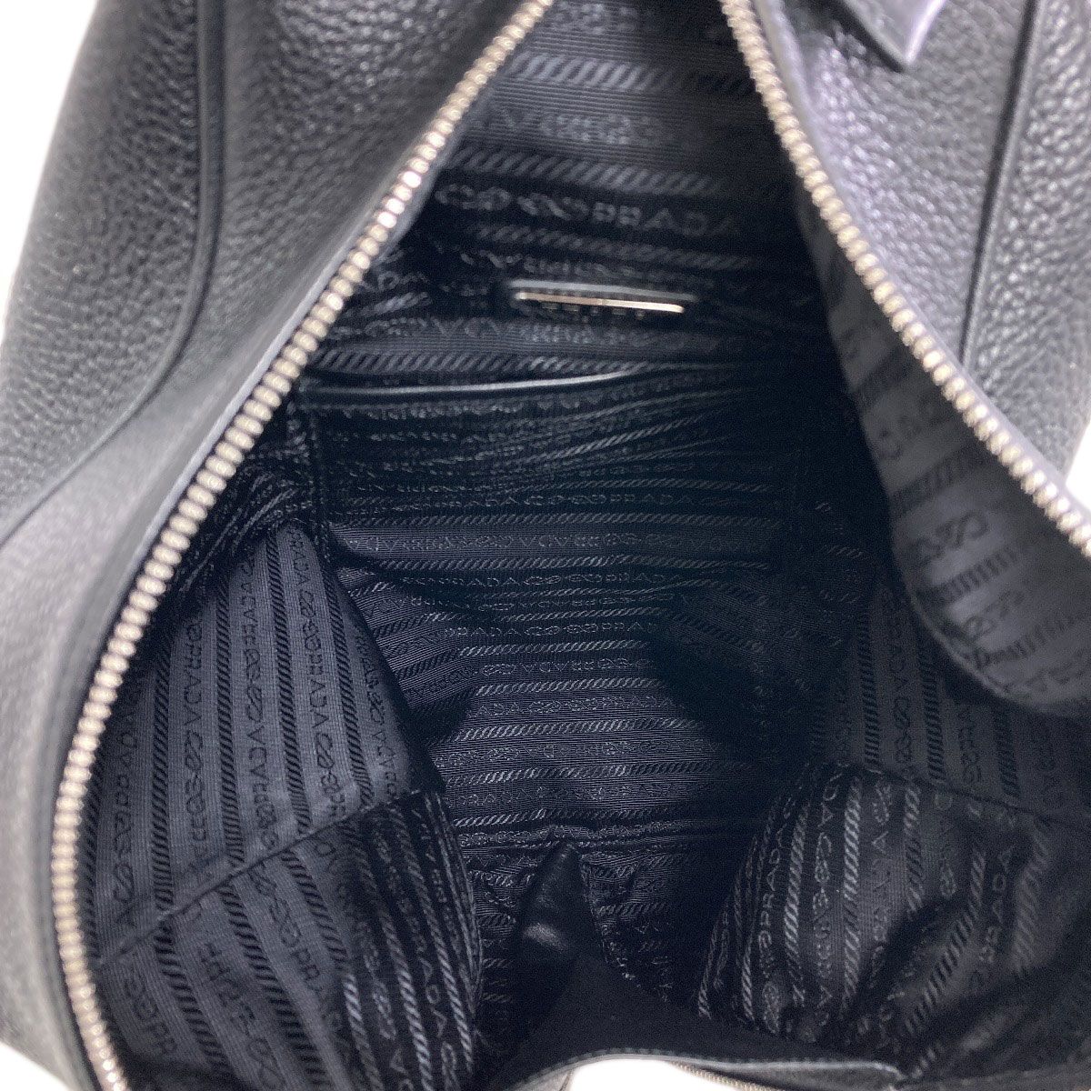 Prada Triangle Backpack Leather — view 5