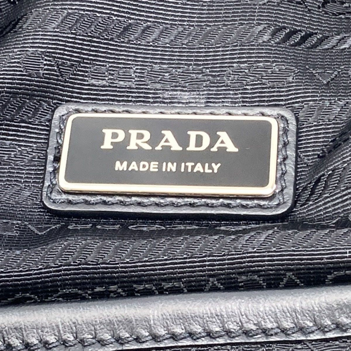 Prada Triangle Backpack Leather — view 6