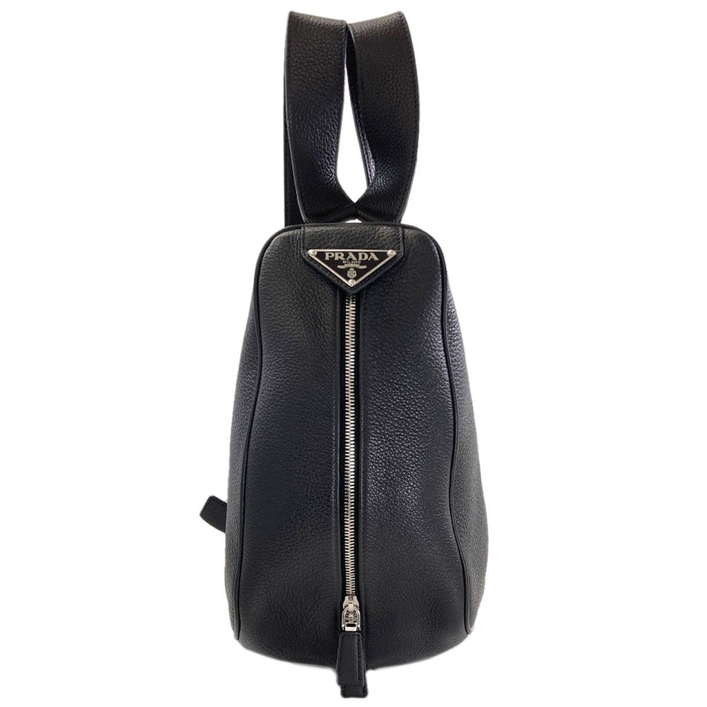 Prada Triangle Backpack Leather