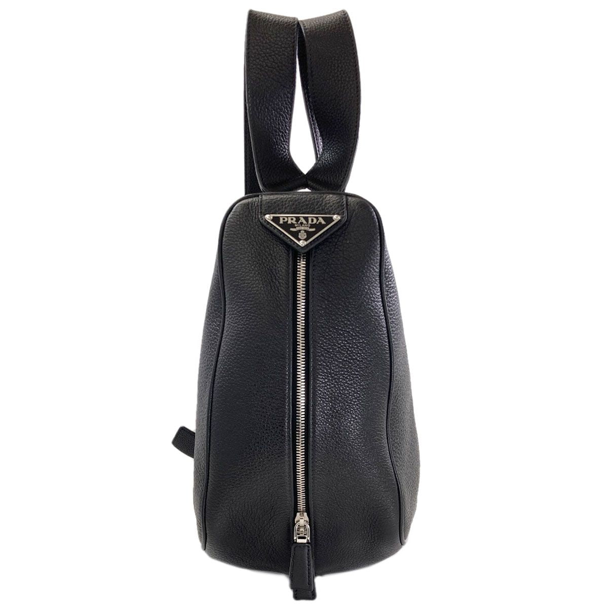 Prada Triangle Backpack Leather