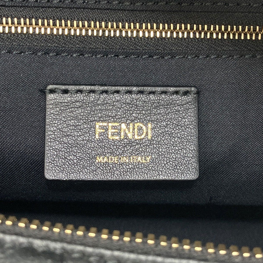 Fendi Zucca Pattern Embossed 2-Way Handbag Calf — view 6