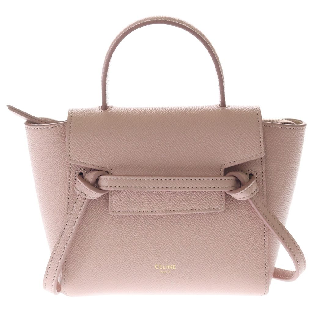 Celine Belt Bag Pico 2-Way Mini Pink Leather Gold