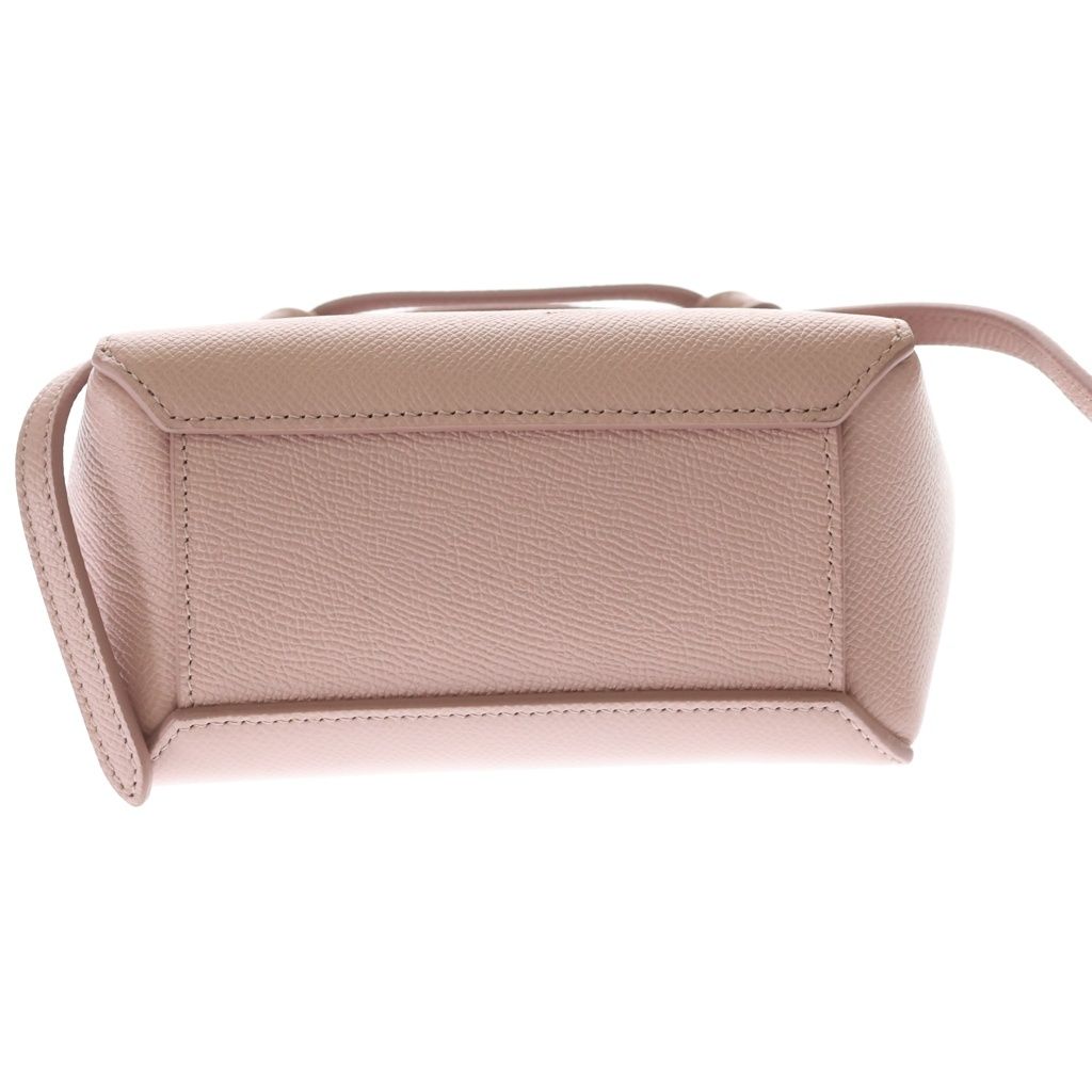 Celine Belt Bag Pico 2-Way Mini Pink Leather Gold — view 4