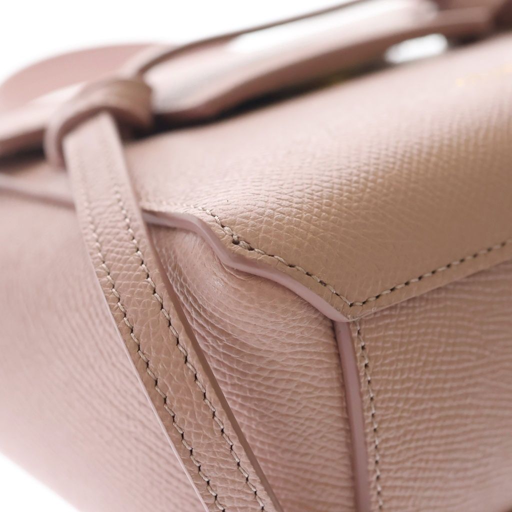 Celine Belt Bag Pico 2-Way Mini Pink Leather Gold — view 5