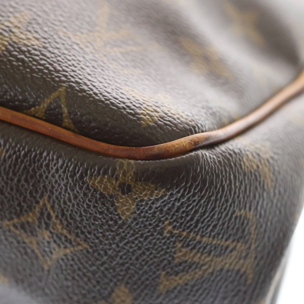 Louis Vuitton Monogram Batignolles Vertical Tote Brown Leather Gold — view 6