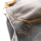 Louis Vuitton Monogram Batignolles Vertical Tote Brown Leather Gold — view 5